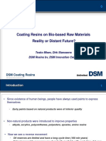 Coatings Resins On Bio Based Raw Materials DSM