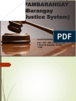 Barangay Justice System