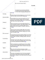 Cattell's 16 Personality Factors Test