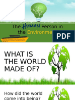 The Human Person in The Environment