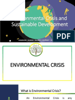 Environmental Crisis and Sustainable Development