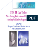 Pda TR 26 Update Sterilizing Filtration of Liquids Meeting Validation Requirements PDF