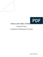 Pakistan Studies - History - Section 2 Notes - Muhammad Ali Wasim