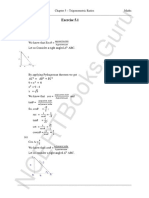 Chapter 5 - Trigonometric Ratios PDF