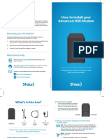 SHW - Wifi - XB6 Self Install Guide