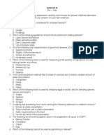 Quarter IV - Pretest - G9