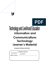 TLE ICT Computer Hardware Servicing Grade 9