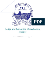 Design and Fabrication of Mechanical Sweeper