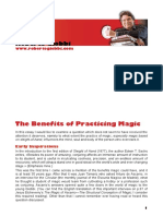 Benefits of Practicing Magic PDF