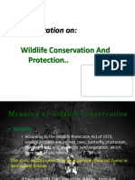 Presentation Wildlife Conservation Utkarsh (PPT) 1460538410 201563