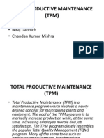 Presentation Total Productive Maintenance (TPM)