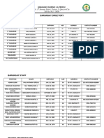 Barangay Quirino 3-A Profile Updated