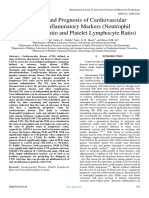 Diagnosis and Prognosis of Cardiovascular Disease by Inflammatory Markers (Neutrophil Lymphocyte Ratio and Platelet Lymphocyte Ratio)