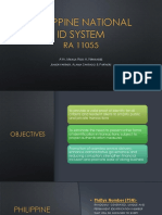 Philippine National Id System