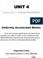 UNIT4 Uniformly Accelerated Motion