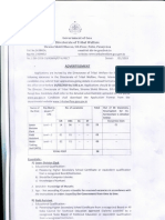 Recruitment Directorate of Tribal Welfare PDF