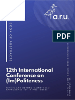 2019 - 12th International Conference On (Im) Politeness