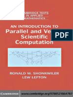 (Cambridge Texts in Applied Mathematics) Ronald W. Shonkwiler, Lew Lefton - An Introduction To Parallel and Vector Scientific Computing (2006, Cambridge University Press) PDF