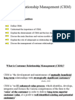 Customer Relationship Management (CRM) : Learning Objectives