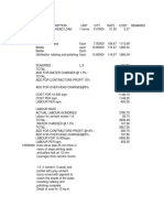 Analysis of Rate For Kota Stone Steps 25mm 2