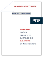 Robotics Programs PDF