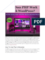 How Does PHP Work With WordPress