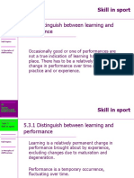 Skill in Sport 5.3