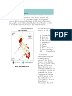 Risk To Earthquakes