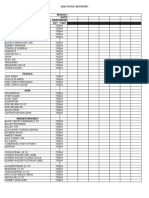 Beverage Inventory