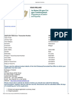 Application Summary Irland PDF