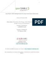 openSMILE Book Latest PDF