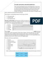 Information On Different Needle Constructions and Needle Manufactures