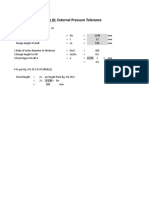 External Pressure Tolerance