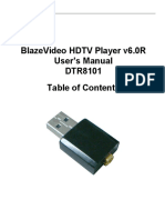 BlazeVideo HDTV Player v6.0R User's Manual DTR8101