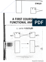 A First Course in Functional Analysis PDF