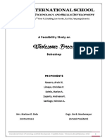 A Feasibility Study On Wholesome Bread Bakeshop Complete PDF