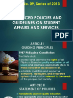 Enhanced Policies and Guidelines On Student Affairs PDF