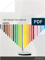 AOC Monitor Manual