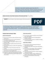 Checklist Criterion Based Form