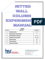 Wetted Wall Column Experimental Manual