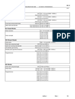 Service Data - TOYOTA A650E AUTOMATIC TRANS.