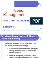 OML9 - Operation Scheduling