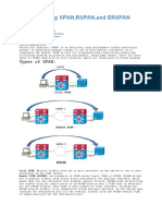 Understanding SPAN, RSPAN, and ERSPAN