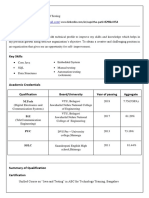 Supritha Resume T PDF