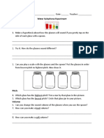 Glass Jars Experiment Typed