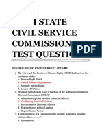 Ekiti State Civil Service Test Questions-1