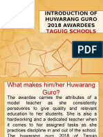 Intro Taguig Huwarang Guro