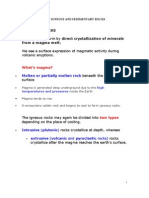 Igneous and Sedimentary Rocks