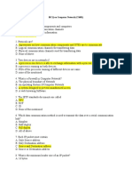 MCQ On Computer Network - CS601