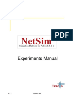 NetSim Experiment Manual